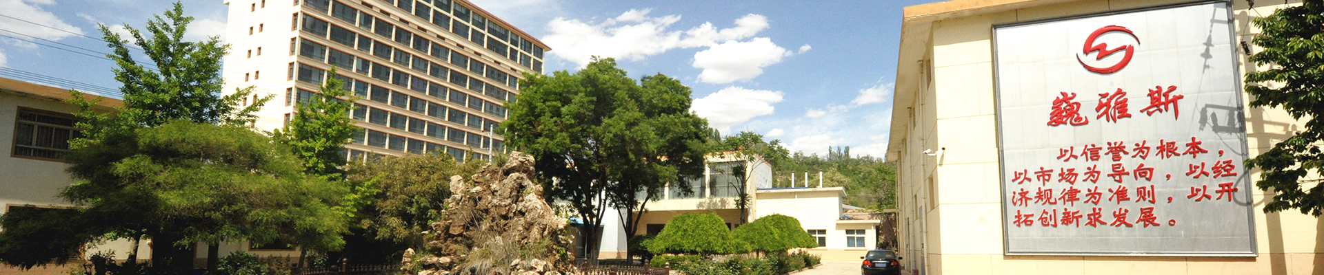 巍雅斯開(kāi)創(chuàng  )于1976年，47年來(lái)，在黨的改革開(kāi)放政策指引下，始終堅持“以信譽(yù)為根本、以市場(chǎng)為導向、以經(jīng)濟規律為準則、以開(kāi)拓創(chuàng  )新求發(fā)展”，與甘肅、寧夏、青海、陜西、西藏、內蒙等六省區80多家大型零售商場(chǎng)建立了長(cháng)期友好的合作關(guān)系。